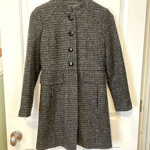 Banana Republic Black and Gray Coat